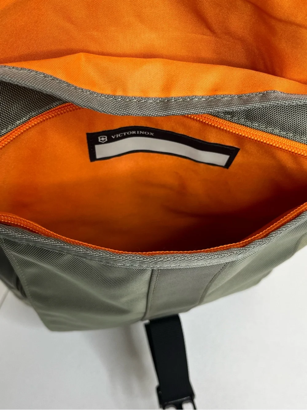 Victorinox Altmont Classic Olive Camo Flapover Bag Orange Lining NO STRAP